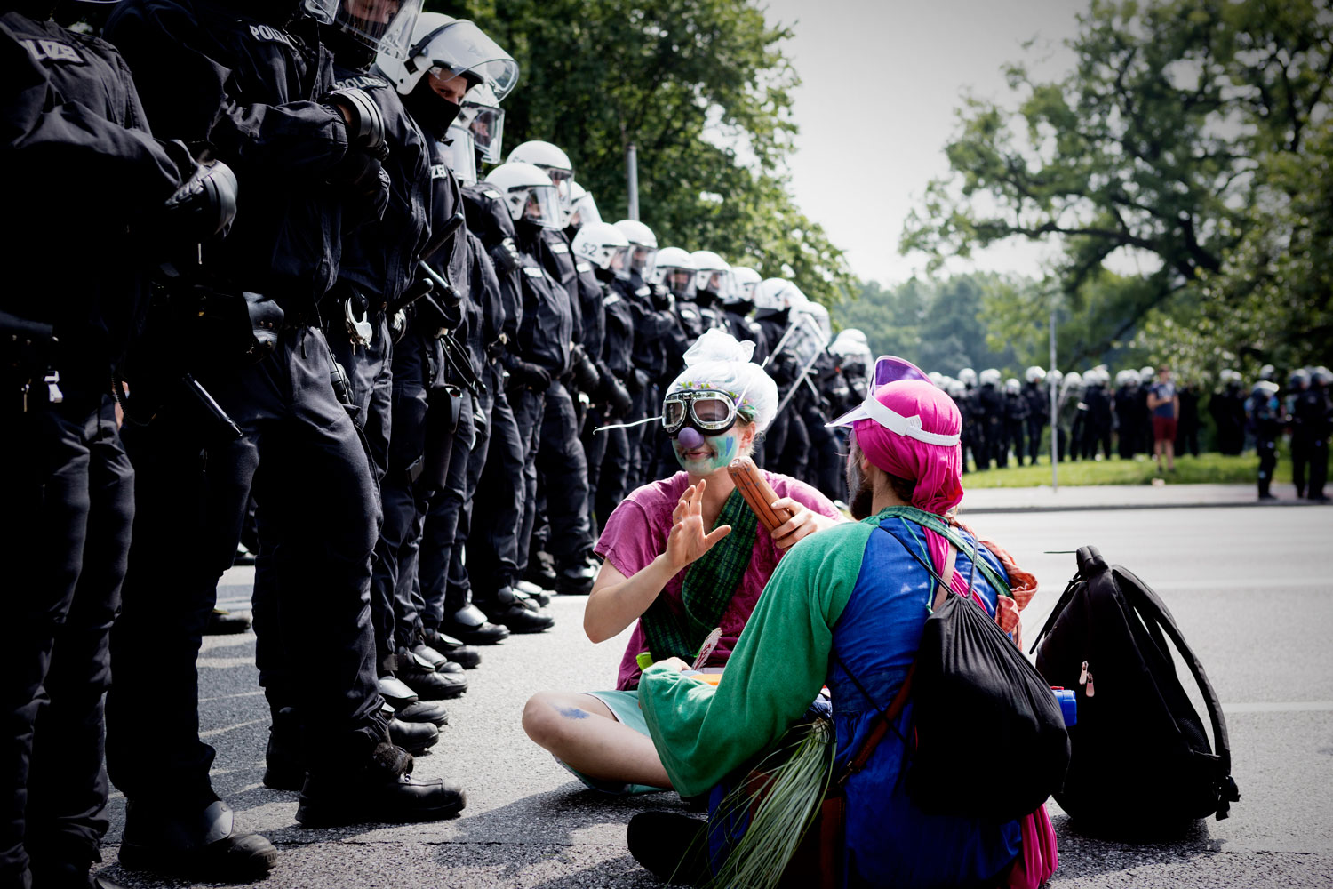 G20_15 Proteste gegen den G20 Gipfel 2017 in Hamburg.